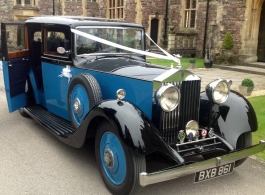 Vintage Rolls Royce wedding car hire in Poole